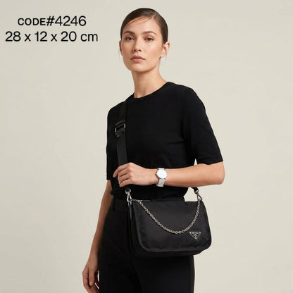 Prada ᴄʀᴏssʙᴀɢ
ʀᴇ- ɴʏʟᴏɴ sᴀғғɪᴀɴᴏ ʟᴇᴀᴛʜᴇʀ
ᴅᴇᴛᴀᴄʜᴀʙʟᴇ ᴘᴏᴜᴄʜ
ᴀᴅᴊᴜsᴛᴀʙʟᴇ sᴛʀᴀᴘ
sɪᴢᴇ 28 cm

75 dhs🇦🇪🇦🇪

Zain31
♥️♥️♥️