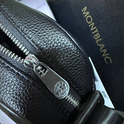 MONTBLANC 
SLING BAG NEW CAME GOOD QUALITY 

WITH BOX 
🎁🎁🎁

75 dhs✅

Zain39
♥️♥️♥️