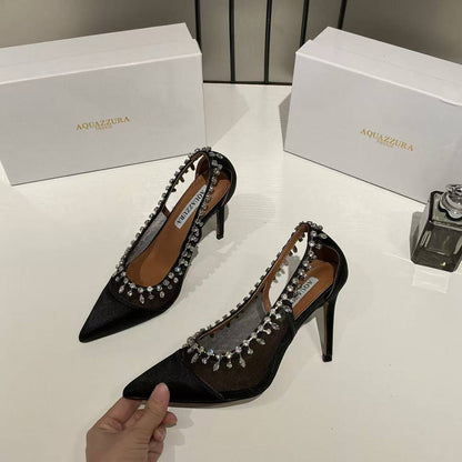 NEW CAME😍
AQUAZZURA HEEL👠
GOOD QUALITY✅
130 dhs🌺
*36 TO 41*

Zain40
♥️♥️♥️