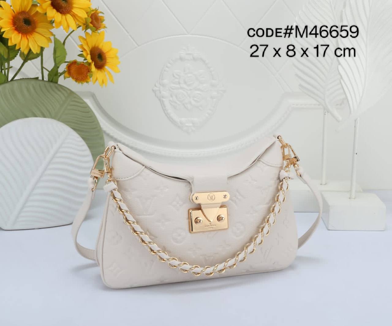 LV
ᴛᴡɪɴɴʏ MM ᴍᴏɴᴏɢʀᴀᴍ
ɢᴏʟᴅ ʜᴀʀᴅᴡᴀʀᴇ
sʜᴏᴜʟᴅᴇʀ sʟɪɴɢ ʙᴀɢ
sɪᴢᴇ : 27 cm
ᴡɪᴛʜ BOX
🎁🎁🎁

120 dhs✅

Zain31
♥️♥️♥️