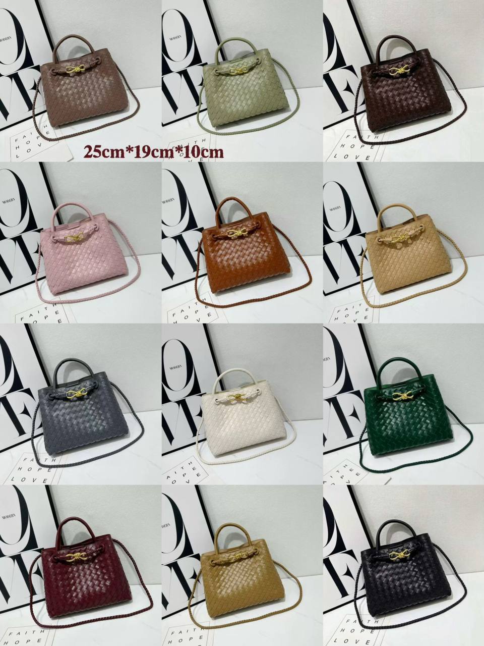 BOTTEGA 
GOOD QUALITY WITH BOX 
115 dhs✅
Size: 25cm

Zain295
♥️♥️♥️