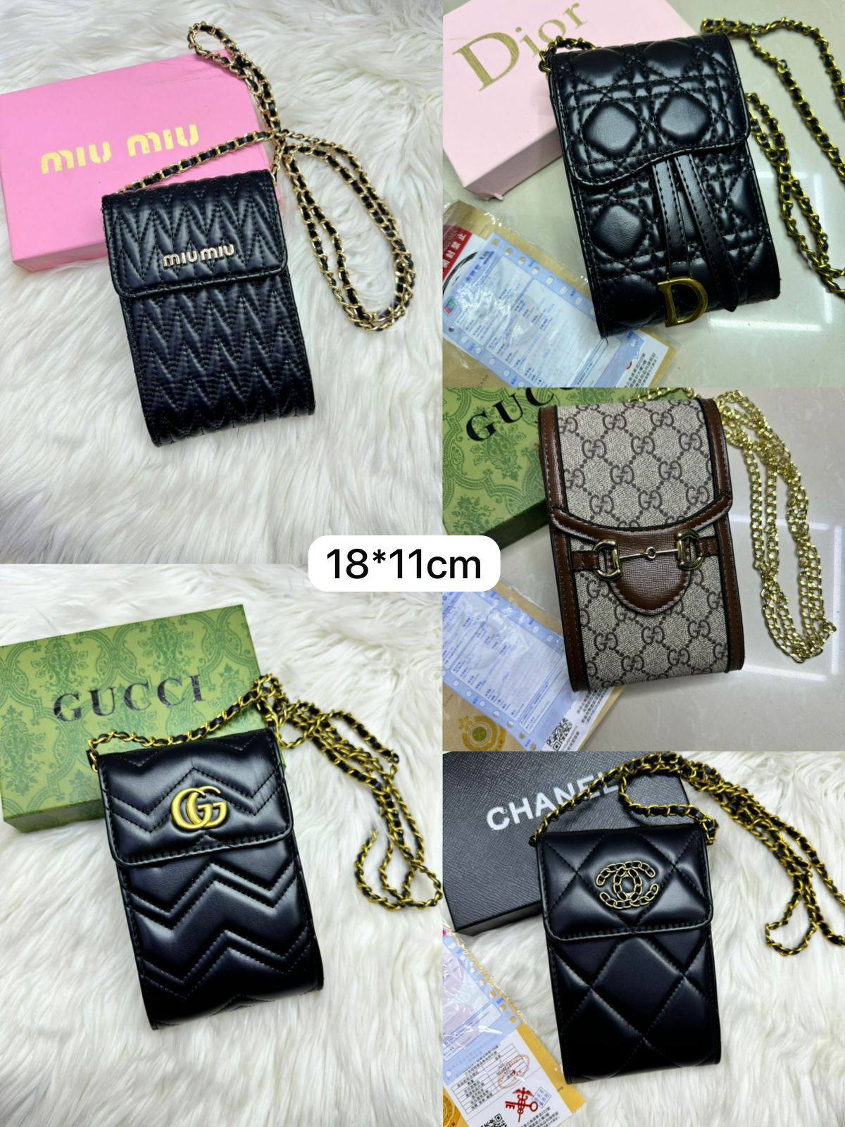 📱Brand Phone bag
First Quality +🎁

Size : 18 * 11 cm

50 dhs🗽

with box🎁

Zain115
♥️♥️♥️