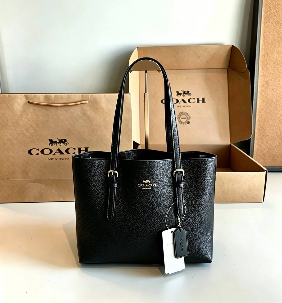 Coach 
good quality 
with box 
120 dhs✅

Zain295
♥️♥️♥️