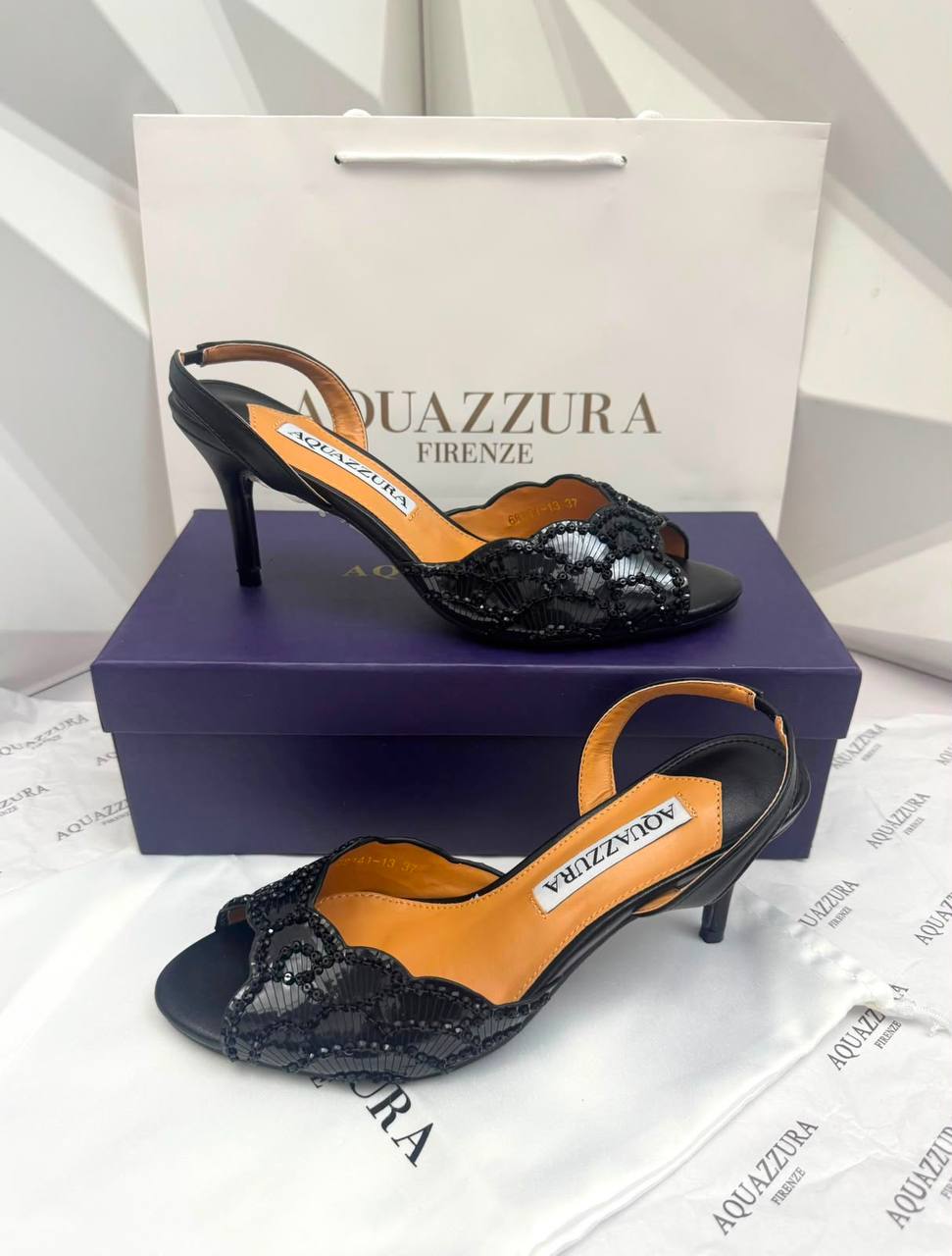 AQUAZZURA 
MASTER QUALITY 😍
SIZE 36-41  
260 dhs🇦🇪🇦🇪

Zain88
♥️♥️♥️