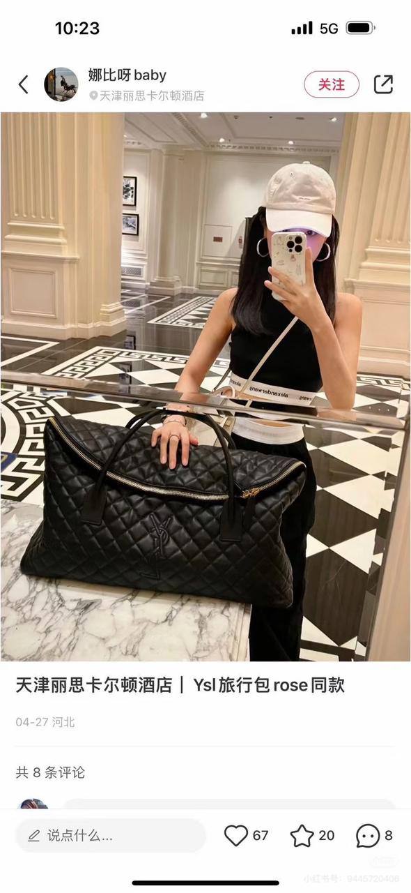 YSL
110 dhs🇦🇪🇦🇪
 size    56cm 
travelling bag

Zain04
♥️♥️♥️