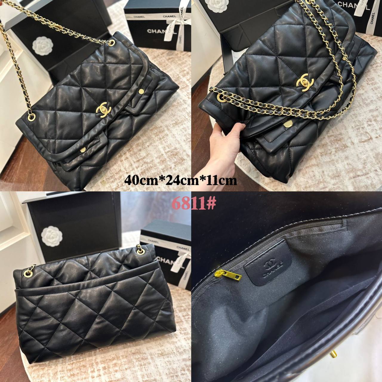 CHANEL 
NEW CAME NEW CAME 
GOOD QUALITY 
100 dhs✅
Size:40cm

Zain39
♥️♥️♥️