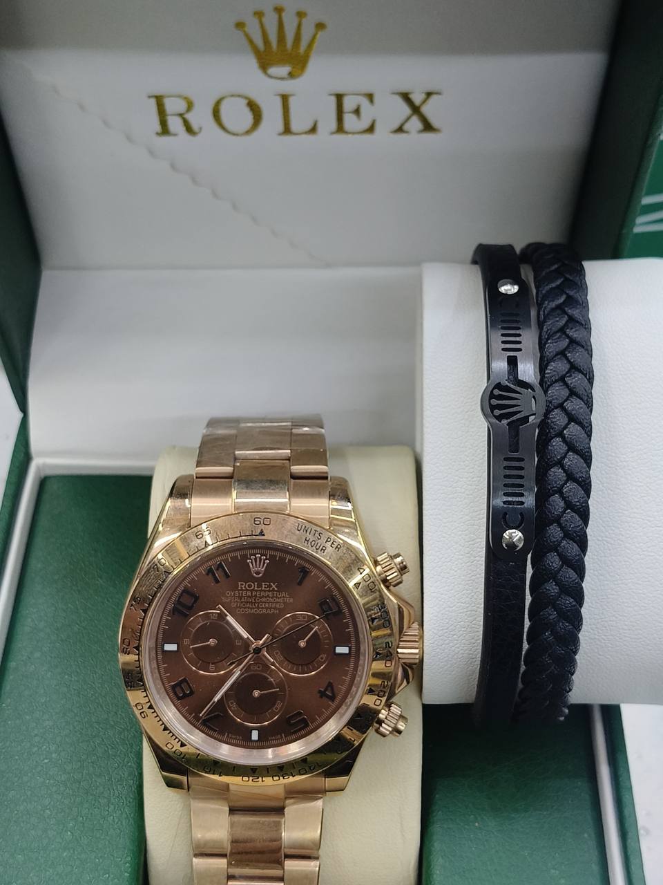 Rolex automatic 
for mens with bracelet
240 dhs✅

Zain25
♥️♥️♥️
