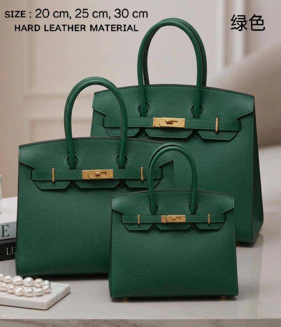 HERMES ʙɪʀᴋɪɴs
ʜᴀʀᴅ ʟᴇᴀᴛʜᴇʀ ᴍᴀᴛᴇʀɪᴀʟ
ɢᴏʟᴅ ʜᴀʀᴅᴡᴀʀᴇ
ᴡɪᴛʜ ʟᴏɴɢ ʙᴇʟᴛ sᴛʀᴀᴘ

sɪᴢᴇ 20 cm Pʀɪᴄᴇ :*110 ᴅʜs* 

sɪᴢᴇ 25 ᴄm Pʀɪᴄᴇ : *115 ᴅʜs* 

sɪᴢᴇ 30 ᴄm Pʀɪᴄᴇ : *120 ᴅʜs* 

Zain31
♥️♥️♥️