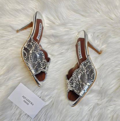 AQUAZZURA 
280 dhs✅
*SIZE  36   TO   41*

Zain224
♥️♥️♥️