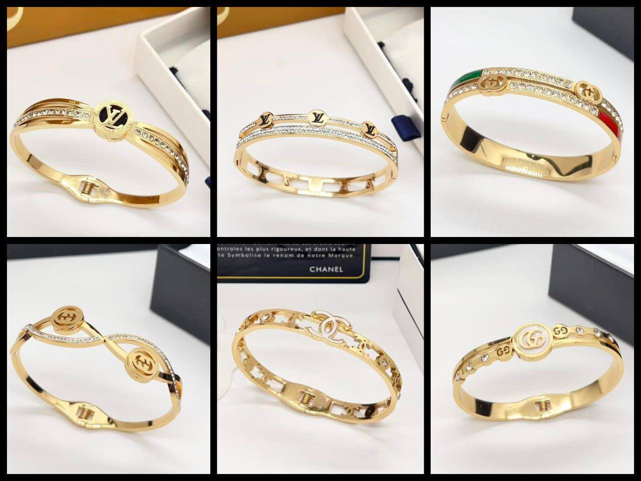 *Bangle ❤️‍🔥*
Stainless steel 💯
Non tarnish ✨
With black boxes 🗃️ 
AED:10
With normal boxes 📦 
And paper bag 🛍️
30 dhs❣️

Zain216
♥️♥️♥️