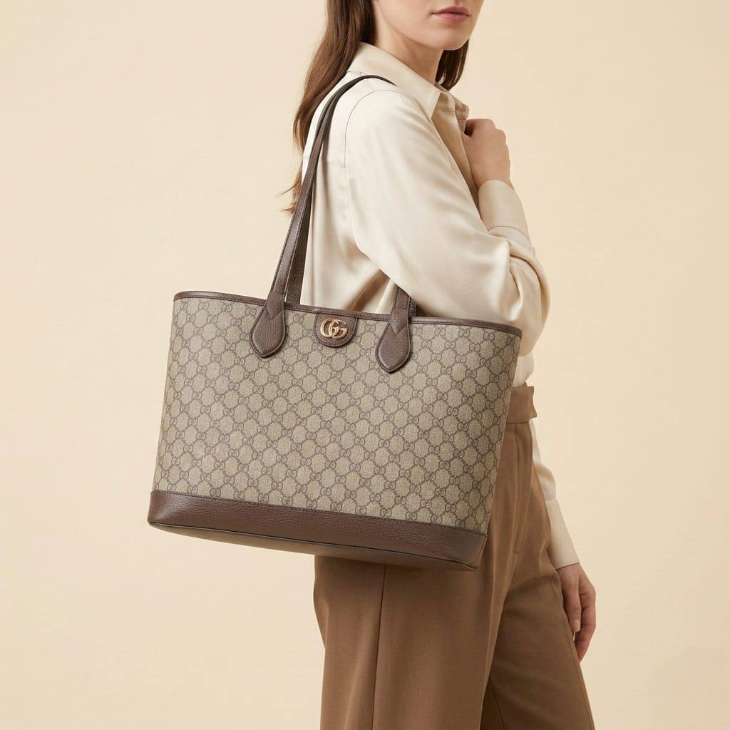 GUCCI ᴏᴘʜɪᴅɪᴀ ᴍᴇᴅɪᴜᴍ
ᴛᴏᴛᴇ ʙᴀɢ GG sᴜᴘʀᴇᴍᴇ
ɢᴏʟᴅ ʜᴀʀᴅᴡᴀʀᴇ
sɪᴢᴇ: 40 cm
ɴᴏ ʙᴏx

80 dhs✅

Zain31
♥️♥️♥️