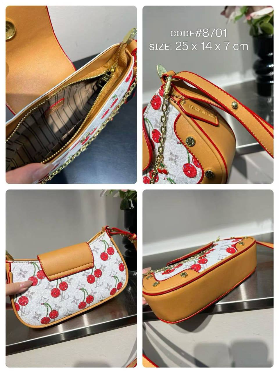 LV
sʜᴏᴜʟᴅᴇʀ ʙᴀɢ
ɢᴏʟᴅ ʜᴀʀᴅᴡᴀʀᴇ
sɪᴢᴇ : 25 cm

70 dhs🪙💕

Zain31
♥️♥️♥️