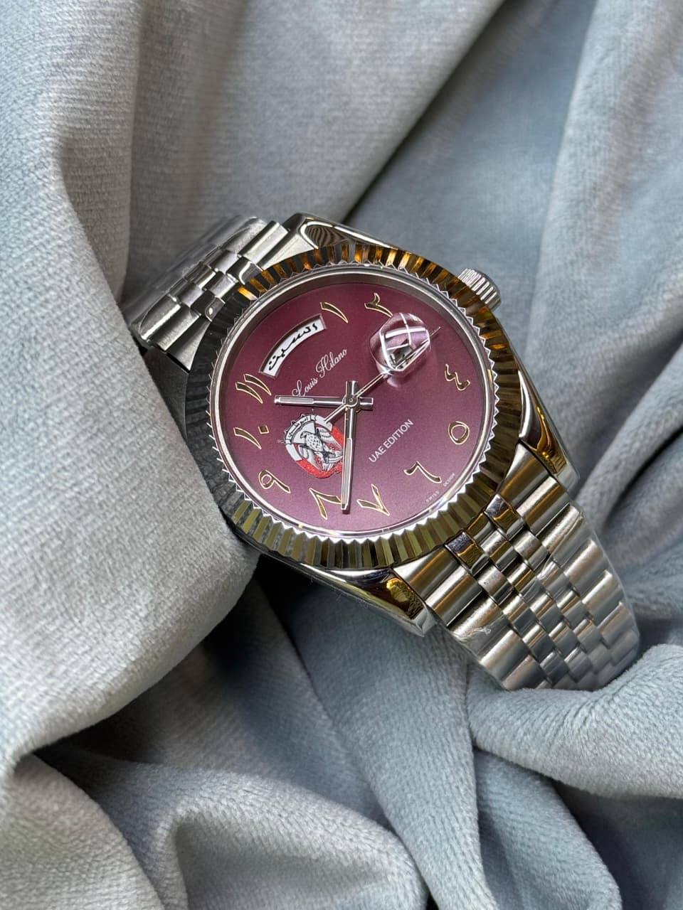 Louis Hilano watch for men 
( UAE SPECIAL EDITION) 
260 dhs🪙💚

Zain59
♥️♥️♥️
