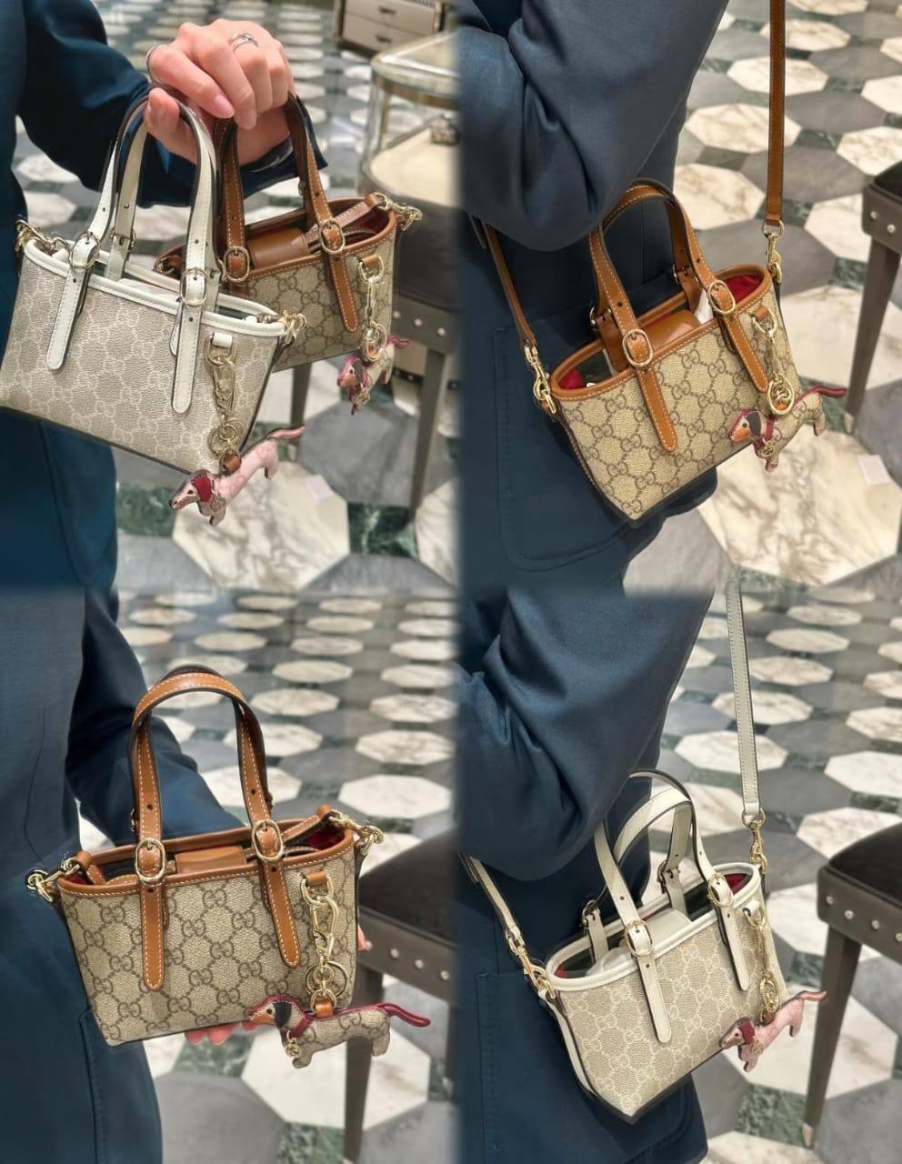 Gucci

Size：17/7/12

with box🎁

90 dhs✅

Zain07
♥️♥️♥️
