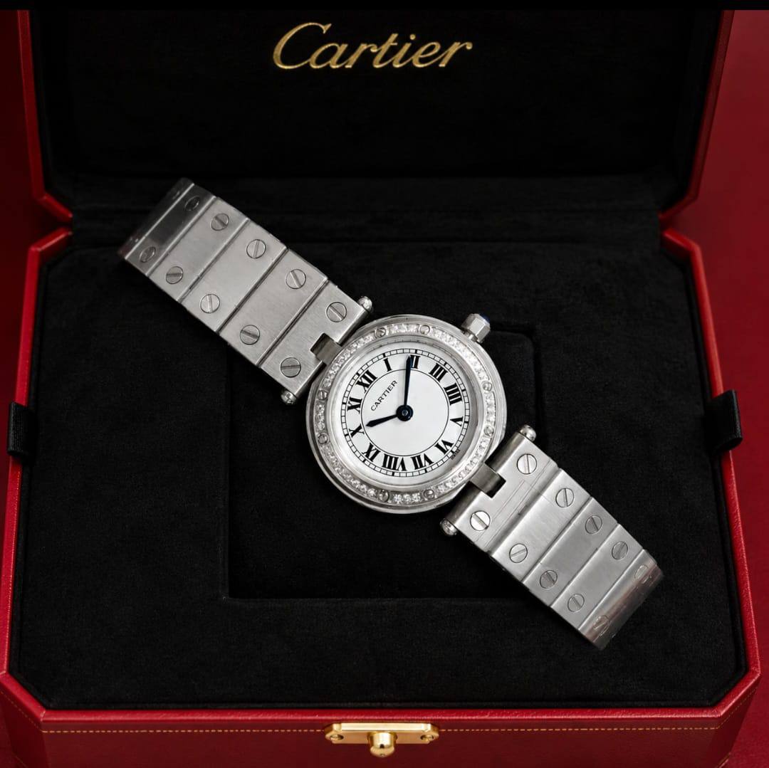 Cartier watch for ladies good quality 
310 dhs✅

Zain59
♥️♥️♥️