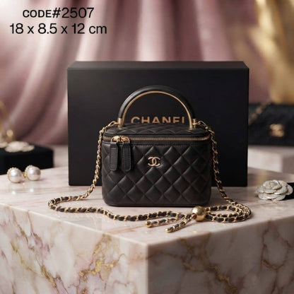 Chanel ᴠᴀɴɪᴛʏ
ᴛᴏᴘ ʜᴀɴᴅʟᴇ ʙᴀɢ
ǫᴜɪʟᴛᴇᴅ ʟᴀᴍʙsᴋɪɴ ᴍᴀᴛᴇʀɪᴀʟ
ɢᴏʟᴅ ʜᴀʀᴅᴡᴀʀᴇ
ᴡɪᴛʜ ʙᴀʟʟ ᴀᴅᴊᴜsᴛᴀʙʟᴇ
ᴄʜᴀɪɴ ʟᴇᴀᴛʜᴇʀ sᴛʀᴀᴘ
sɪᴢᴇ : 18 cm
ᴡɪᴛʜ BOX

80 dhs✅

Zain31
♥️♥️♥️