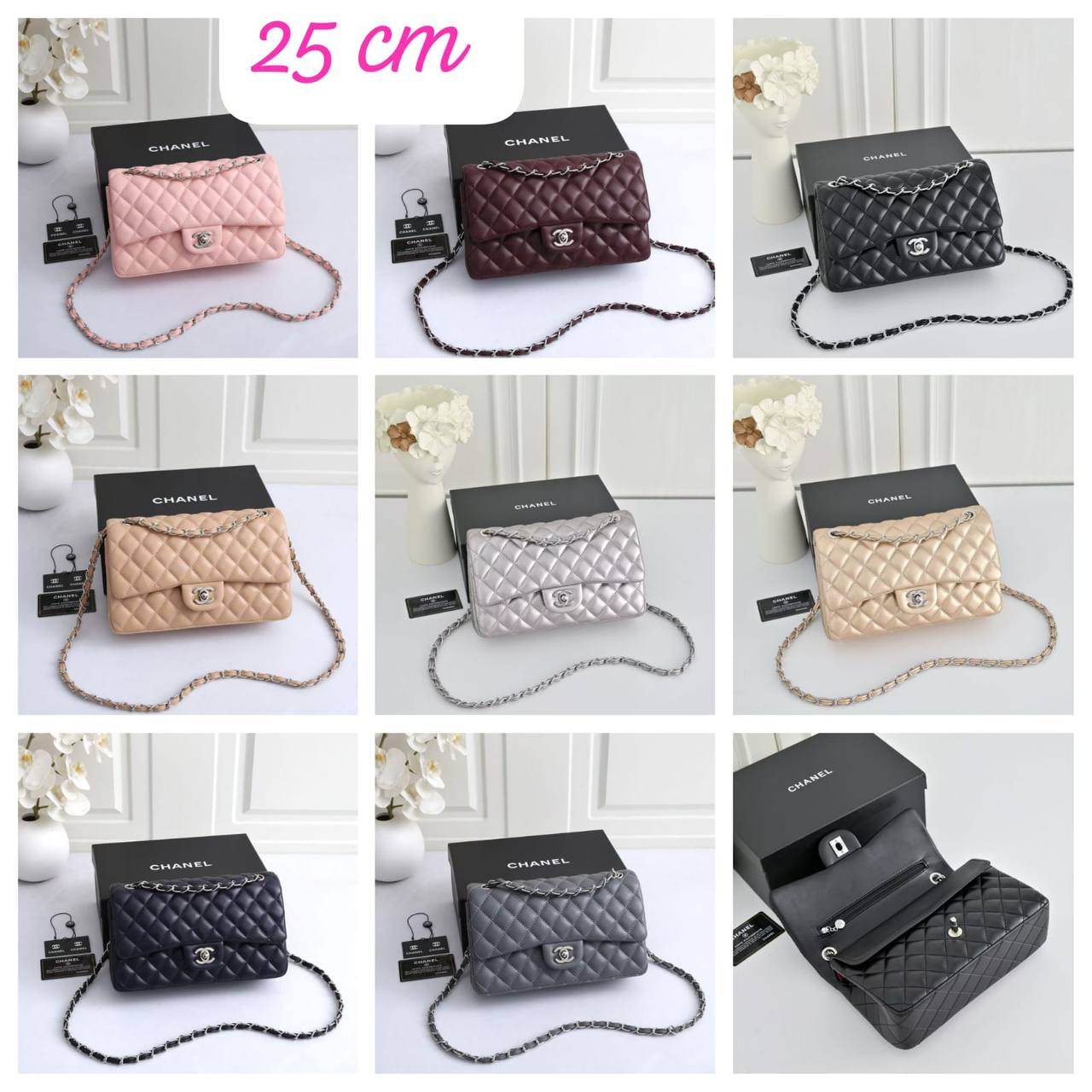 Chanel
with box
110 dhs💓

Zain143
♥️♥️♥️