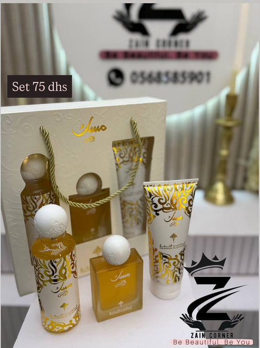 بوكس مسك ابراهيم القرشي
الشمس
3in1

Perfume
mist
Lotion

75 dhs 

Zaincornerstore

اطلبوها من الوتس المثبت في الأعلى👆🏻👆🏻

تواصلو معنا 👈🏻 Zain 
For order WhatsApp pinned 👆🏻

♥️♥️♥️