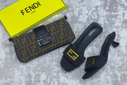 Fendi
Bag&shoes. Set.  
Size 37-38-39
200 dhs❣️

Zain175
♥️♥️♥️