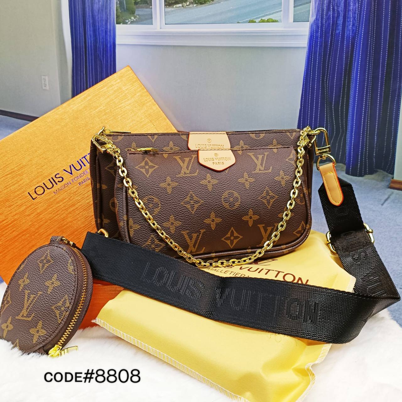 LV
3ɴ1 ᴘᴏᴜᴄʜᴇᴛᴛᴇ ᴍᴏɴᴏɢʀᴀᴍ
ɢᴏʟᴅ ʜᴀʀᴅᴡᴀʀᴇ
sɪᴢᴇ: 23 cm
ᴡɪᴛʜ BOX
🎁🎁🎁

70 dhs✅

Zain31
♥️♥️♥️