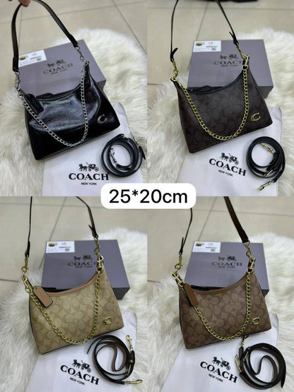 🌈 Coach Juliet new
1️⃣ First quality ＋🎁
Size : 25 * 22 cm
90 dhs🪙🌨️
with box 🎁

Zain115
♥️♥️♥️