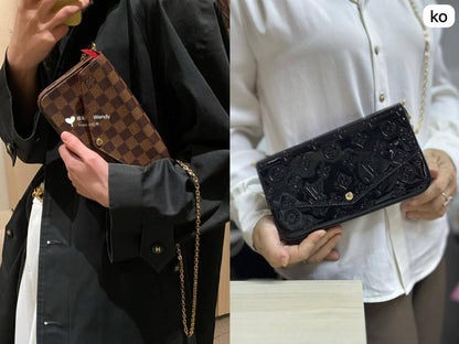 LV 3 in 1
Size : 19  * 13 cm
70 dhs🪙💕
with box 🎁

Zain115
♥️♥️♥️