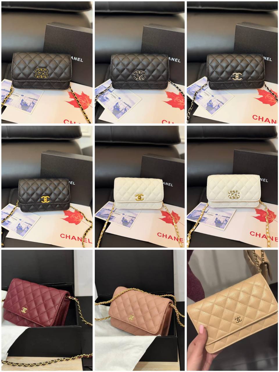Chanel 
90 dhs💛
with box
size 20×5×14cm

Zain42
♥️♥️♥️