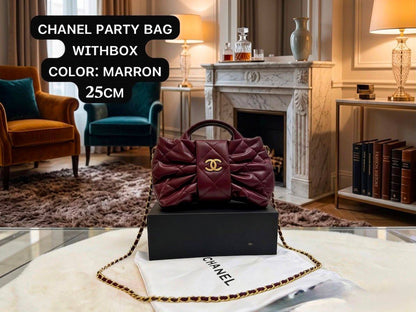 Chanel ᴘᴀʀᴛʏ ʙᴀɢ 
ɢᴏʟᴅᴛᴏɴᴇ/ʟᴏɴɢ ᴄʜᴀɪɴ
ᴡɪᴛʜʙᴏx
ʟᴀᴍʙsᴋɪɴ ᴍᴀᴛᴇʀɪᴀʟ
sɪᴢᴇ:𝟐𝟓ᴄᴍ
95 dhs💓

Zain56
♥️♥️♥️