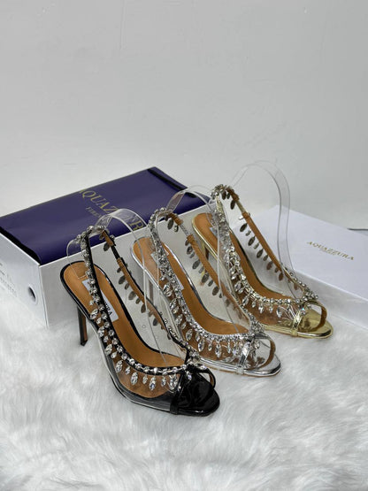 AQUAZZURA 
Restock✅
Size 36 to 41
125 dhs🪙🌨️

Zain21
♥️♥️♥️