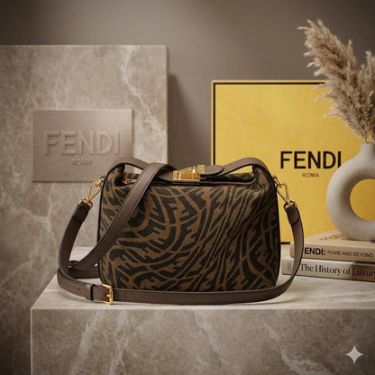 FENDI Zucca Vanity
Top Handle Cross bag
Jacquard FF Canvas material
Gold Hardware
With long Belt strap
With BOX
Size: 22cm

80 dhs🇦🇪🇦🇪

Zain239
♥️♥️♥️