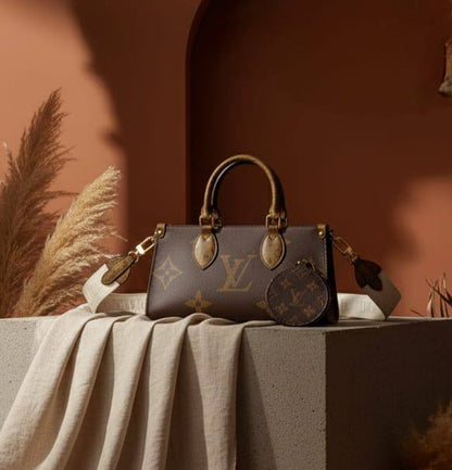 LV
ᴇᴀsᴛ ᴡᴇsᴛ ᴏɴ ᴛʜᴇ ɢᴏ
ᴡɪᴛʜ ᴄᴏɪɴ ᴘᴜʀsᴇ
ʜᴀs ᴀ ᴛʀɪᴍ ʙᴇʟᴛ sᴛʀᴀᴘ
ɢᴏʟᴅ ʜᴀʀᴅᴡᴀʀᴇ
ᴍᴏɴᴏɢʀᴀᴍ ʟᴇᴀᴛʜᴇʀ
sɪᴢᴇ : 23 x 13 x 10 cm
ᴡɪᴛʜ BOX
🎁🎁🎁

115 dhs✅

Zain31
♥️♥️♥️