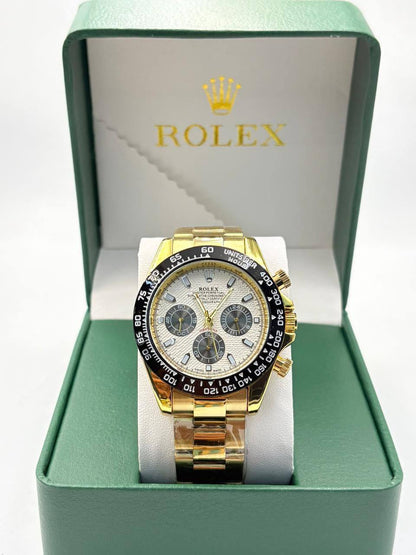 Rolex Men
 offer price
70 dhs🪙🌨️
*Chronograph working*

Zain08
♥️♥️♥️