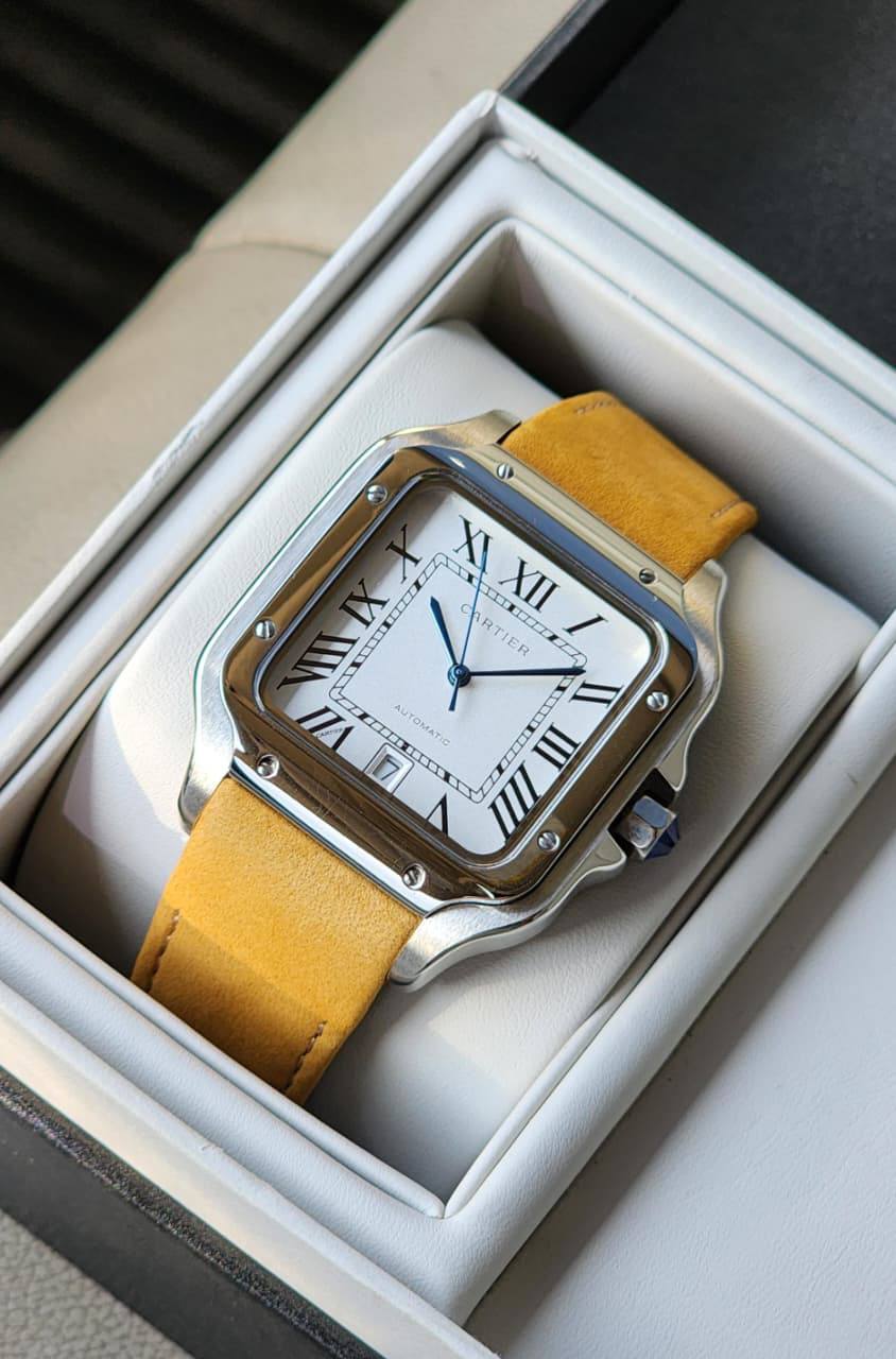 Cartier 
watch for men 
good quality
 automatic
240 dhs🪙💕

Zain59
♥️♥️♥️