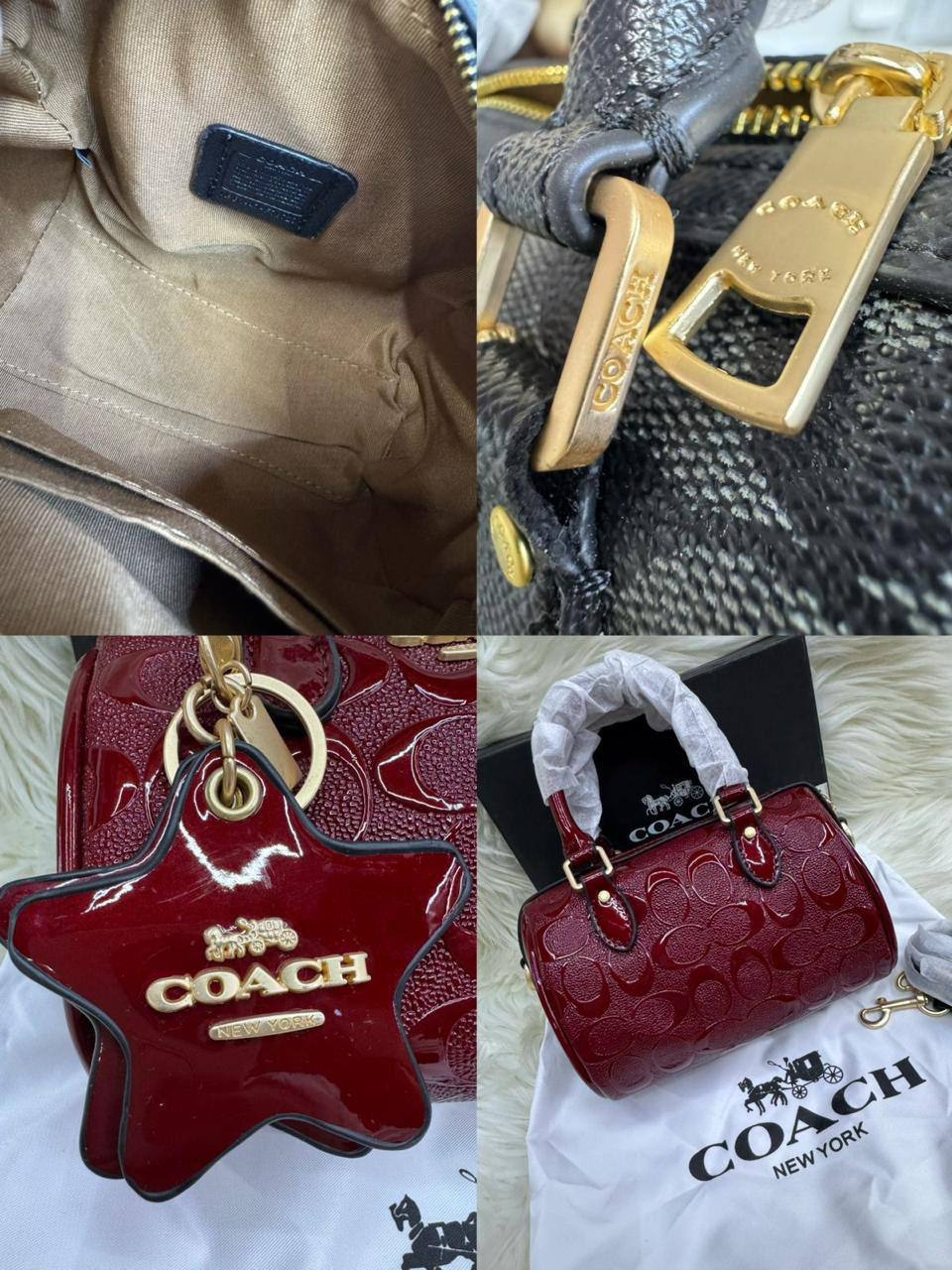 🌈  Coach
1⃣️ First quality +🎁
Size : 20~18 * 11 cm
80 dhs✅
 with box🎁

Zain115
♥️♥️♥️