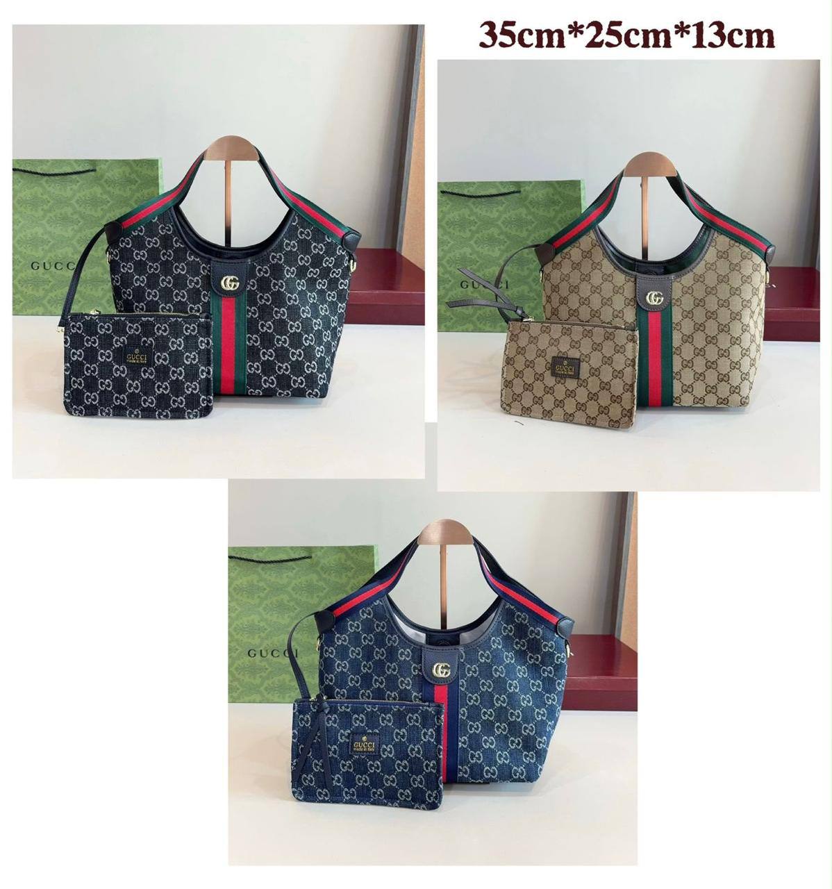 GUCCI 
COPY ONE 
SMALL SIZE 
WITH BOX 
140 dhs💓

Zain17
♥️♥️♥️