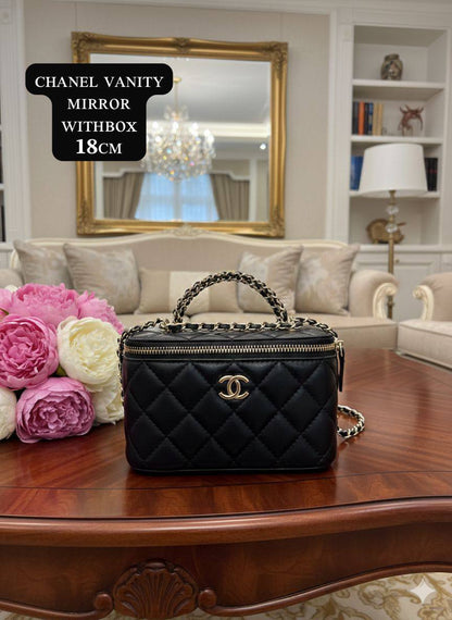Cʜᴀɴᴇʟ ᴠᴀɴɪᴛʏ ᴛᴏᴘ ʜᴀɴᴅʟᴇ
ᴍɪʀʀᴏʀ ɪɴsɪᴅᴇ

Withbox
🎁🎁🎁
ʟᴇᴀᴛʜᴇʀ ᴍᴀᴛᴇʀɪᴀʟ 
sɪᴢᴇ:18ᴄᴍ
90 dhs❣️

Zain56
♥️♥️♥️