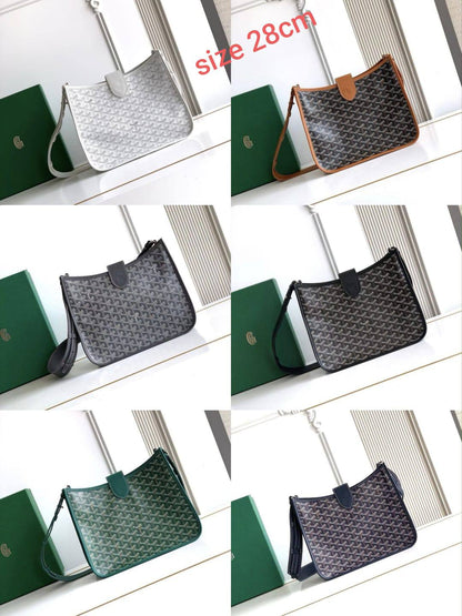 GOYARD Mosette PM
Chevron Goyardine Canvas
Adjustable Leather Strap
Size: 28 cm
Without BOX


95 dhs🇦🇪🇦🇪

Zain239
♥️♥️♥️