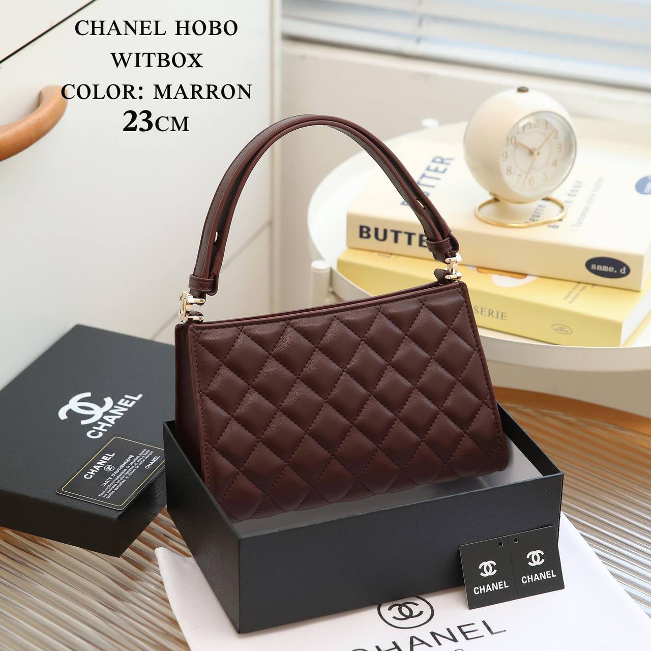 Chanel ʜᴏʙᴏ
ᴀᴊᴜsᴛᴀʙʟᴇ sᴛʀᴀᴘ (ʟᴏɢᴏ)
ɢᴏʟᴅ ᴛᴏɴᴇ ᴍᴀɢɴᴇᴛ ᴄʟᴏsᴜʀᴇ
ᴡɪᴛʜʙᴏx
🎁🎁🎁

ʟᴇᴀᴛʜᴇʀ
sɪᴢᴇ:𝟐𝟑ᴄᴍ
90 dhs✅

Zain56
♥️♥️♥️