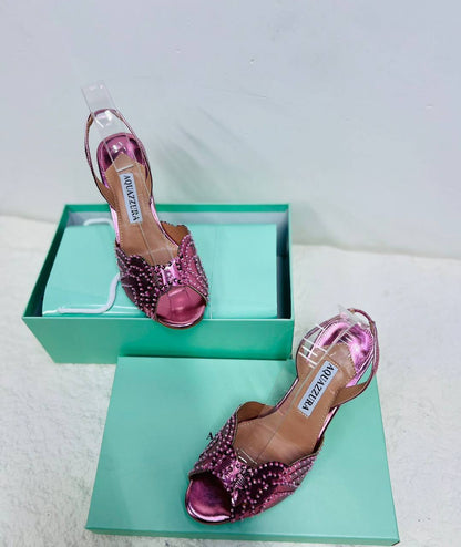 Aquazzura 
💯high quality
Size 36-37-38-39-40-41

130 dhs✅

Zain86
♥️♥️♥️