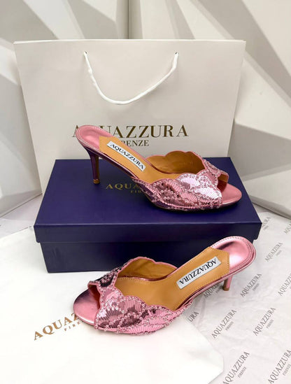 AQUAZZURA 
MASTER QUALITY 😍
SIZE 36-41 AVAILABLE 
280 dhs💓

Zain88
♥️♥️♥️
