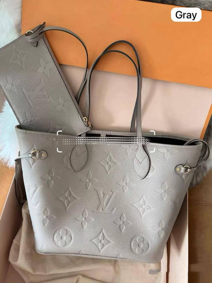 ❤️ LV Neverfull 2 in 1
1️⃣ First quality +🎁
Size : 46  * 28 cm
90 dhs🪙🌨️
with box 🎁

Zain115
♥️♥️♥️
