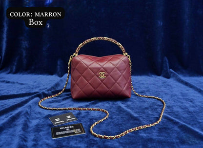 Chanel ᴛᴏᴘ ʜᴀɴᴅʟᴇ
ɢᴏʟᴅᴛᴏɴᴇ/ᴄʜᴀɪɴ
ᴡɪᴛʜʙᴏx
ᴄᴀᴠᴀɪʀ ᴍᴀᴛᴇʀɪᴀʟ
sɪᴢᴇ:𝟏𝟖ᴄᴍ
100 dhs🇦🇪🇦🇪

Zain56
♥️♥️♥️