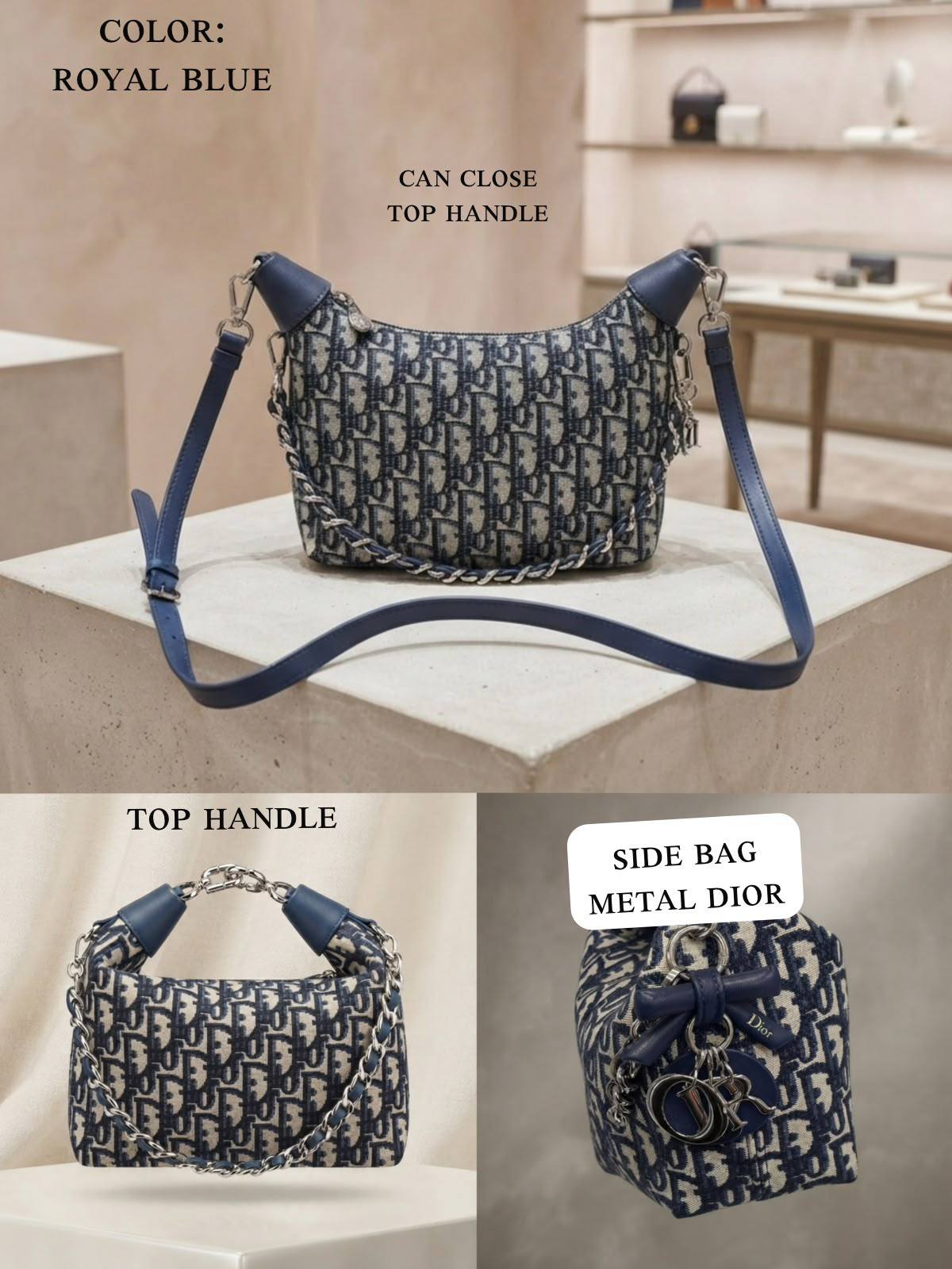 Dior
Cʀɪsᴛɪᴀɴ ᴅɪᴏʀ ᴛᴏᴘ ʜᴀɴᴅʟᴇ
ᴡɪᴛʜ ᴅᴇsɪɢɴ ᴄʜᴀɪɴ/ ʟᴏɴɢ sᴛʀᴀᴘ
ᴡɪᴛʜʙᴏx 
ᴅᴇᴄᴏʀᴀᴛɪᴠᴇ ᴍᴇᴛᴀʟ ᴅɪᴏʀ
sɪᴢᴇ:21ᴄᴍ
ʟᴇᴀᴛʜᴇʀ/ᴄᴀɴᴠᴀs ᴍᴀᴛᴇʀɪᴀʟ
120 dhs✅

Zain56
♥️♥️♥️