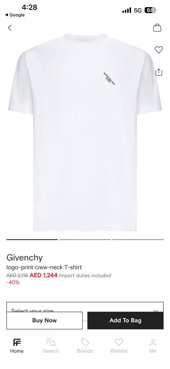 GIVENCHY❣️
SUPER MASTER QUALITY ✨
SIZE :S M L XL XXL
280  dhs🇦🇪🇦🇪

Zain327
♥️♥️♥️