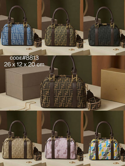 Fendi ʙᴏsᴛᴏɴ ʙᴀɢ
FF ᴊᴀᴄǫᴜᴀʀᴅ ғᴀʙʀɪᴄ
ᴡɪᴛʜ ʟᴏɴɢ ᴛʀɪᴍ ʙᴇʟᴛ sᴛʀᴀᴘ
sɪᴢᴇ : 26 cm

80 dhs💛

Zain31
♥️♥️♥️