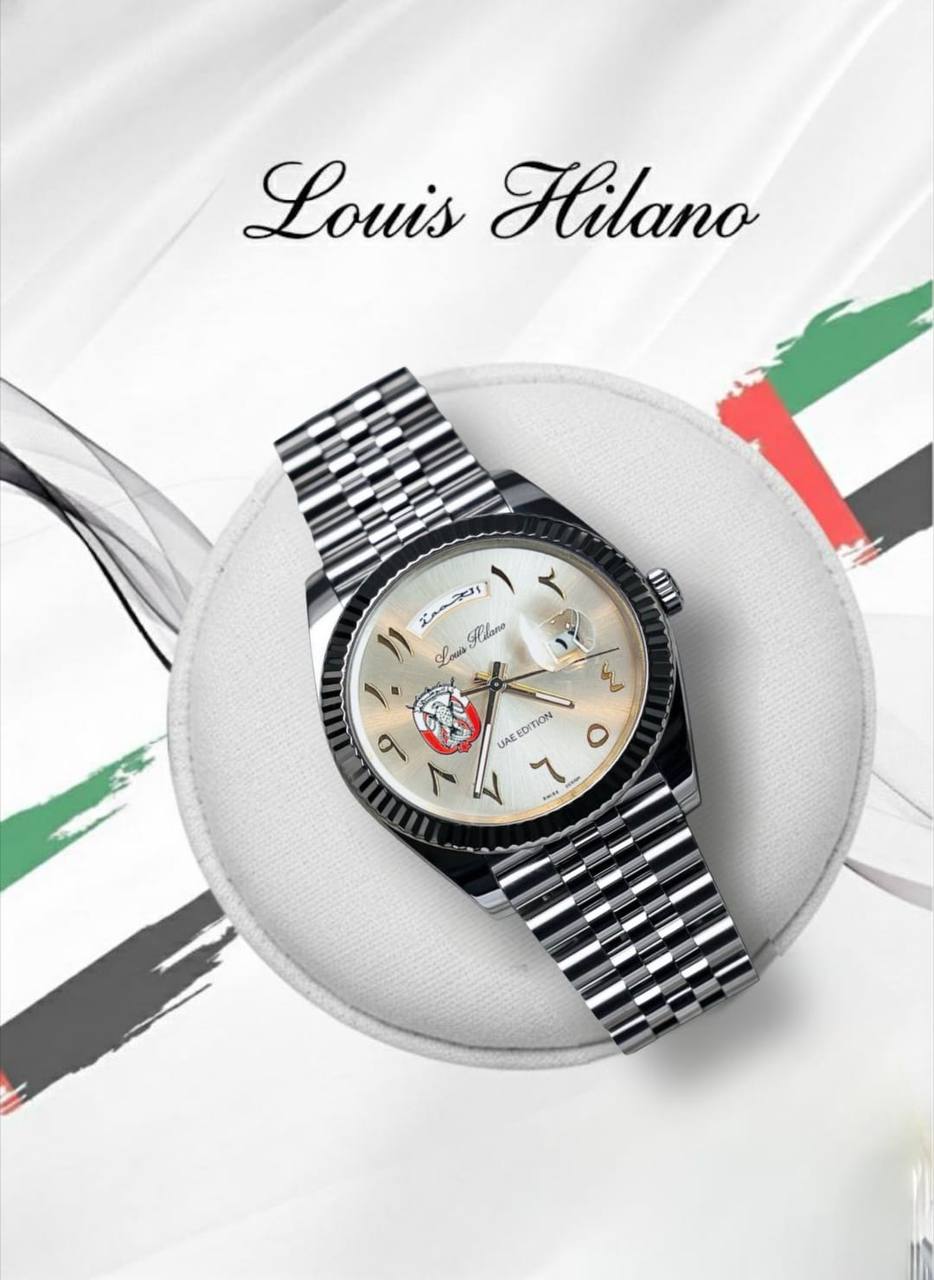 Louis Hilano watch for men 
( UAE SPECIAL EDITION) 
260 dhs🪙🌨️

Zain59
♥️♥️♥️