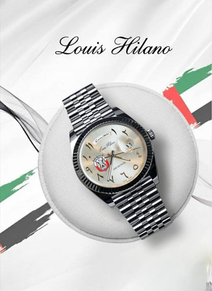 Louis Hilano watch for men 
( UAE SPECIAL EDITION) 
260 dhs🪙🌨️

Zain59
♥️♥️♥️
