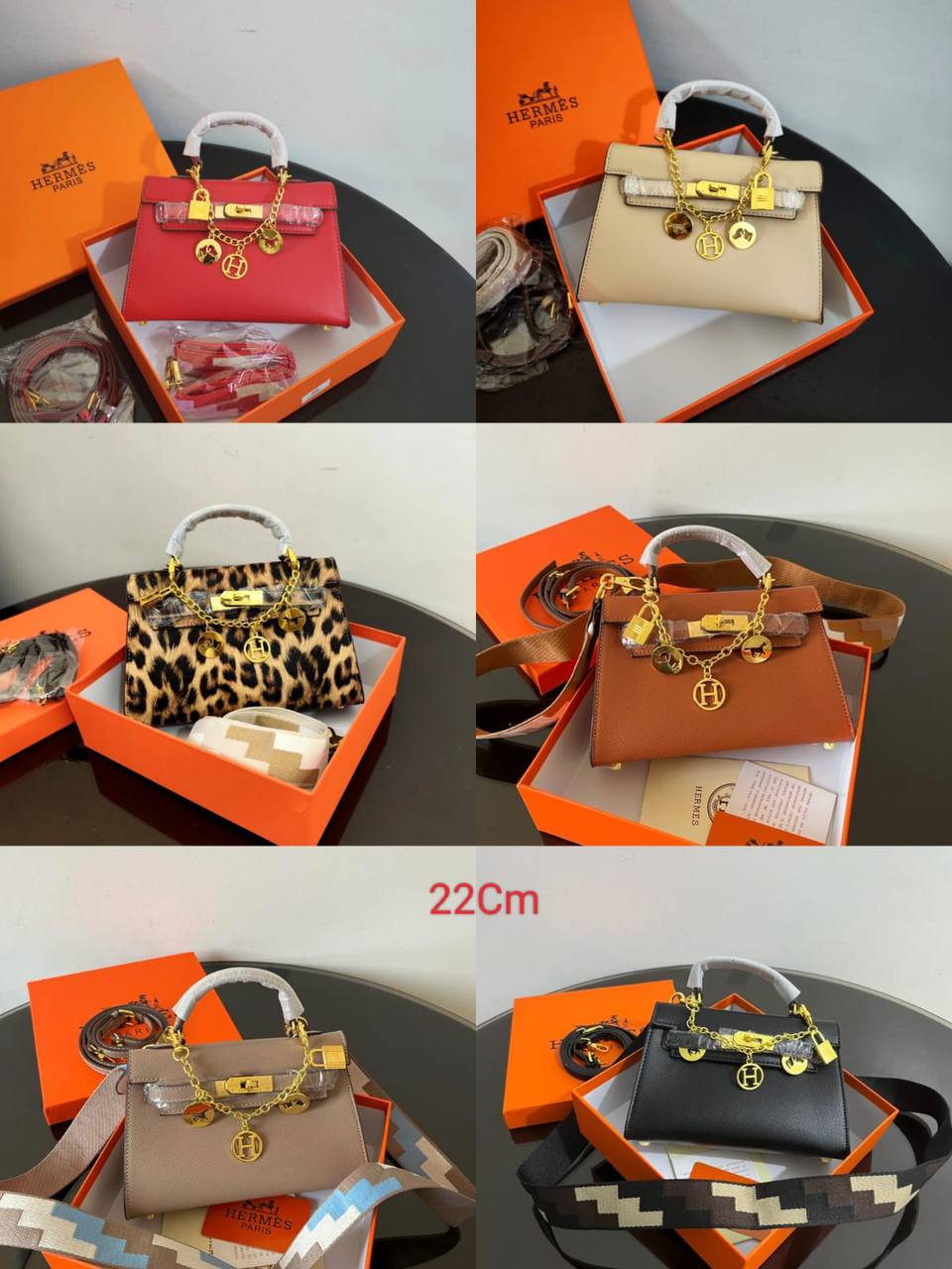Hermes
95 dhs✅ 
high quality 
With box22cm

Zain26
♥️♥️♥️