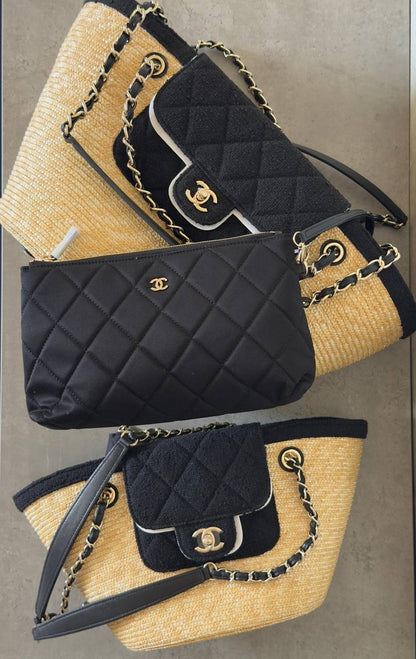 CHANEL
𝐑𝐚𝐟𝐟𝐢𝐚 𝐚𝐧𝐝 𝐃𝐞𝐧𝐢𝐦 𝐭𝐨𝐭𝐞 𝐛𝐚𝐠 
1650 dhs✅
1750 dhs✅

ETAG4
♥️♥️♥️