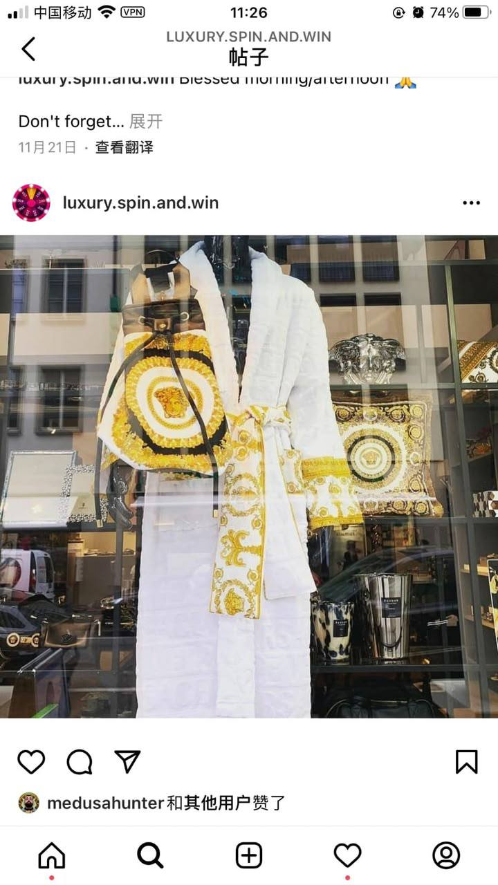 *New collections*                                                
VERSACE BATHROBE
*Super Master quality*
*Sizes:FREE SIZE*

750 dhs🇦🇪🇦🇪

Zain308
♥️♥️♥️